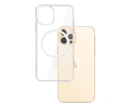 Etui do telefonów 3MK Etui MagCase do iPhone 12 Pro Max przezroczyste